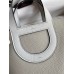 Replica Handbag Store In The Loop 18 Handmade Bag in Pearl Grey Clemence Leather