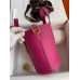 Replica Handbag Store In The Loop 18 Handmade Bag in Rose Purple Clemence Leatherther