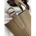 Replica Handbag Store In The Loop 18 Handmade Bag in Taupe Clemence Leatherther
