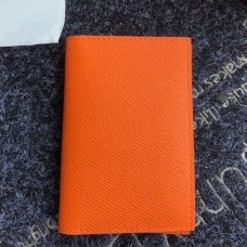 Replica Handbag Store MC² Euclide Card Holder In Orange Epsom Leather