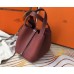 Replica Handbag Store Picotin Lock 18 Bag In Bordeaux Clemence Leather