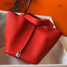 Replica Handbag Store Red Picotin Lock MM 22cm Bag Replica Handbag Store Red Picotin Lock MM 22cm Bag