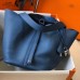 Replica Handbag Store Picotin Lock 22 Bag In Blue Agate Clemence Leather Replica Handbag Store Picotin Lock 22 Bag In Blue Agate Clemence Leather