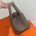 Replica Handbag Store Grey Picotin Lock MM 22cm Bag Replica Handbag Store Grey Picotin Lock MM 22cm Bag