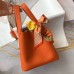 Replica Handbag Store Orange Picotin Lock MM 22cm Bag Replica Handbag Store Orange Picotin Lock MM 22cm Bag