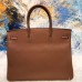 Replica Handbag Store Brown Clemence Birkin 40cm Handmade Bag