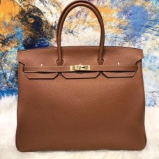 Replica Handbag Store Brown Clemence Birkin 40cm Handmade Bag