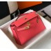 Replica Handbag Store Kelly Pochette Bag In Rose Lipstick Epsom Leather Replica Handbag Store Kelly Pochette Bag In Rose Lipstick Epsom Leather