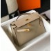 Replica Handbag Store Kelly Pochette Bag In Gris Tourterelle Epsom Leather