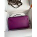 Replica Handbag Store Kelly Pochette Handmade Bag In Anemone Swift Calfskin