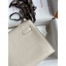 Replica Handbag Store Kelly Pochette Handmade Bag In Craie Swift Calfskin