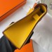 Replica Handbag Store Kelly Pochette Handmade Bag In Jaune Ambre Swift Calfskin
