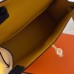 Replica Handbag Store Kelly Pochette Handmade Bag In Jaune Ambre Swift Calfskin