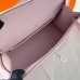 Replica Handbag Store Kelly Pochette Handmade Bag In Mauve Pale Swift Calfskin