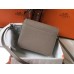 Replica Handbag Store Mini Sac Roulis 18cm Bag In Grey Evercolor Calfskin