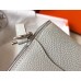 Replica Handbag Store Mini Sac Roulis 18cm Bag In Pearl Grey Evercolor Calfskin