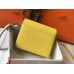 Replica Handbag Store Mini Sac Roulis 18cm Bag In Yellow Evercolor Calfskin