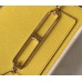 Replica Handbag Store Mini Sac Roulis 18cm Bag In Yellow Evercolor Calfskin