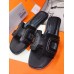 Replica Handbag Store Oran Sandals In Black Leather With Stitched Detail