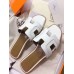 Replica Handbag Store Oran Sandals In White Leather With Stitched Detail
