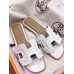 Replica Handbag Store Oran Sandals In White Leather With Stitched Detail