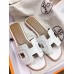 Replica Handbag Store Oran Sandals In White Leather With Stitched Detail