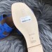 Replica Handbag Store Oran Sandals In Blue Hydra Ostrich Leather