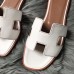 Replica Handbag Store Oran Sandals In White Swift Leather