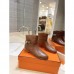 Replica Handbag Store Neo Ankle Boots in Brown Calfskin