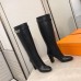 Replica Handbag Store Story Boots In Black Calfskin Leather