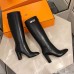 Replica Handbag Store Story Boots In Black Calfskin Leather