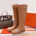 Replica Handbag Store Variation Boots In Brown Calfskin