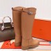 Replica Handbag Store Variation Boots In Brown Calfskin