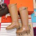 Replica Handbag Store Variation Boots In Brown Calfskin