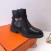 Replica Handbag Store Veo Ankle Boots In Black Calfskin