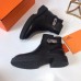 Replica Handbag Store Veo Ankle Boots In Black Calfskin