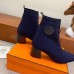 Replica Handbag Store Volver 60 Ankle Boot In Blue Knit