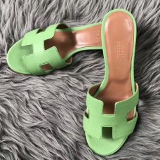 Replica Handbag Store Oasis Sandals In Vert Criquet Epsom Leather Replica Handbag Store Oasis Sandals In Vert Criquet Epsom Leather