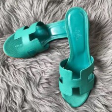 Replica Handbag Store Oasis Sandals In Vert Veronese Epsom Leather Replica Handbag Store Oasis Sandals In Vert Veronese Epsom Leather
