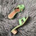 Replica Handbag Store Oasis Sandals In Vert Criquet Epsom Leather
