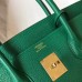 Replica Handbag Store Malachite Clemence Birkin 30cm 35cm Handmade Bag
