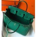 Replica Handbag Store Malachite Clemence Birkin 30cm 35cm Handmade Bag