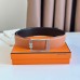 Replica Handbag Store Tube H Reversible Belt 38MM in Gold Clemence Leather