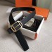 Replica Handbag Store Pad Reversible Belt In Black Clemence Leather