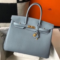 Replica Handbag Store Birkin 30cm 35cm Bag In Blue Lin Clemence Leather Replica Handbag Store Birkin 30cm 35cm Bag In Blue Lin Clemence Leather