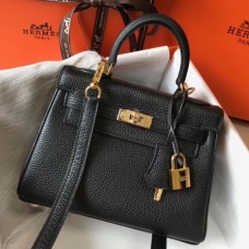 Replica Handbag Store Black Clemence Kelly 20cm GHW Bag Replica Handbag Store Black Clemence Kelly 20cm GHW Bag