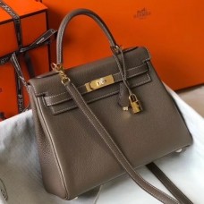Replica Handbag Store Etoupe Clemence Kelly 25cm GHW Bag Replica Handbag Store Etoupe Clemence Kelly 25cm GHW Bag