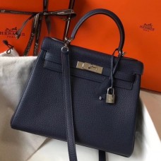 Replica Handbag Store Navy Blue Clemence Kelly 28cm Bag Replica Handbag Store Navy Blue Clemence Kelly 28cm Bag