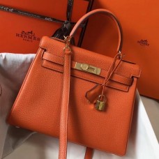 Replica Handbag Store Orange Clemence Kelly 28cm Bag Replica Handbag Store Orange Clemence Kelly 28cm Bag