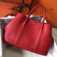 Replica Handbag Store Red Clemence Garden Party 30cm Handmade Bag Replica Handbag Store Red Clemence Garden Party 30cm Handmade Bag